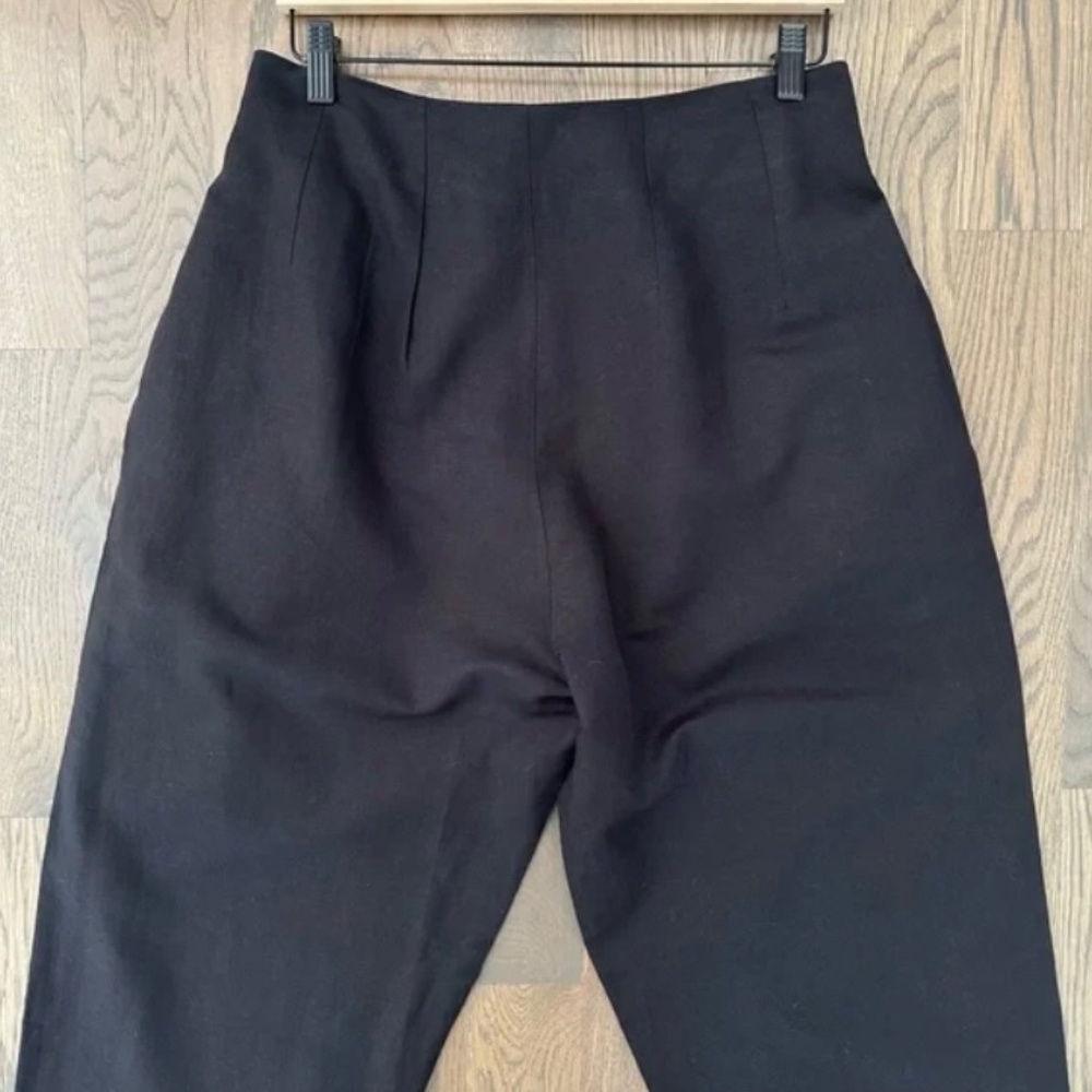DÔEN Black Linen Louvre Pant, NWT - Picture 6 of 7